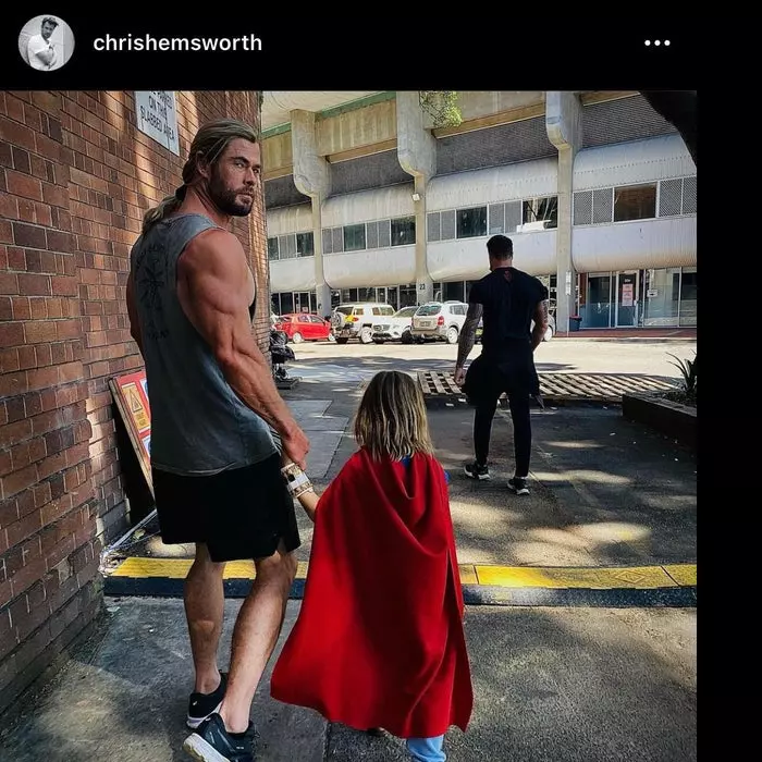 L'acteur de Thor et ses enfants