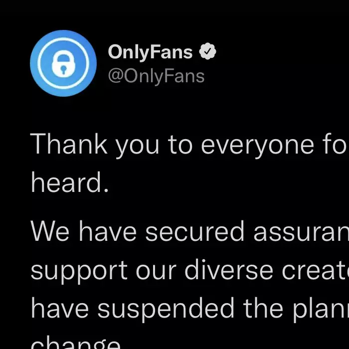 OnlyFans fait machine arrière et autorise à nouveau le contenu pornographique