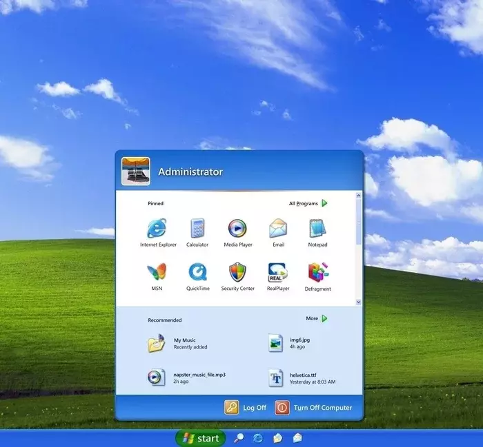 Windows 11 version Windows XP
