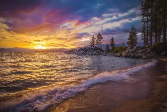 Lac Tahoe aux États-Unis